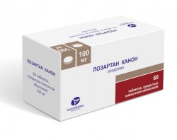 Лозартан Канон табл. п/о пленочной 100 мг 60 шт.