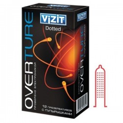 Презервативы Vizit увертюра с пупырышками 12 шт.