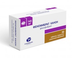 Фенофибрат Канон табл. п/о пленочной 145 мг 30 шт.
