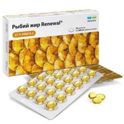 Рыбий жир Renewal БАД к пище 35% омега-3 24 шт. капс. 500 мг / 700 мг