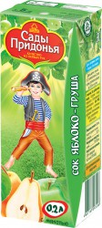 Сок Сады Придонья яблоко груша с мякотью без сахара с 5 мес 200 г