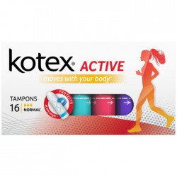 Тампоны Kotex актив нормал 16 шт.