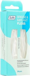 Зубная нить TePe для имплантов и мостовидных протезов 30 шт.