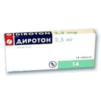 Диротон табл. 2.5 мг 14 шт.