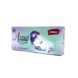 Тампоны Анна люкс средний размер 20 шт.