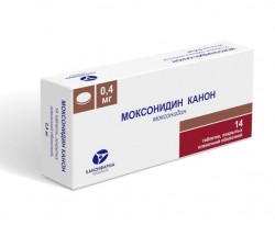 Моксонидин Канон табл. п/о пленочной 0.4 мг 14 шт.