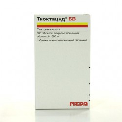 Тиоктацид БВ табл. п/о пленочной 600 мг 100 шт.