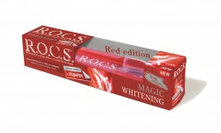 Зубная паста Rocs волшебное отбеливание + зубная щетка 74 г